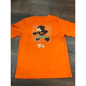 Team 365 Chicago Bears PNC 5K Mens Orange Performance Graphic T-Shirt‎ Large